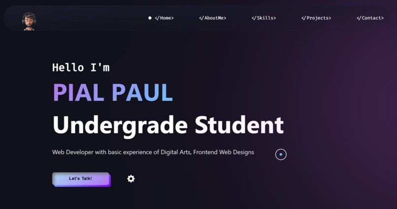 my-portfolio – screenshot 1