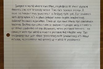 Letter to Handwritten PDF Generator