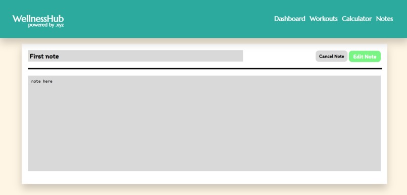 WellnessHub – screenshot 2
