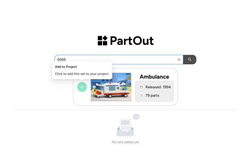 PartOut – screenshot 2