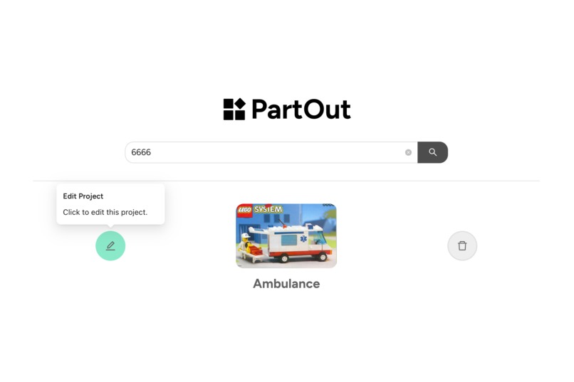 PartOut – screenshot 3