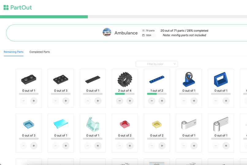PartOut – screenshot 5