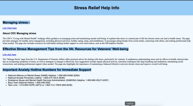 Stress Relief Muzic and help – screenshot 1