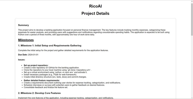 RicoAI – screenshot 2