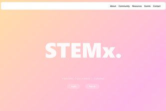 STEMx - STEM Exchange, STEM Explore, STEM Expand