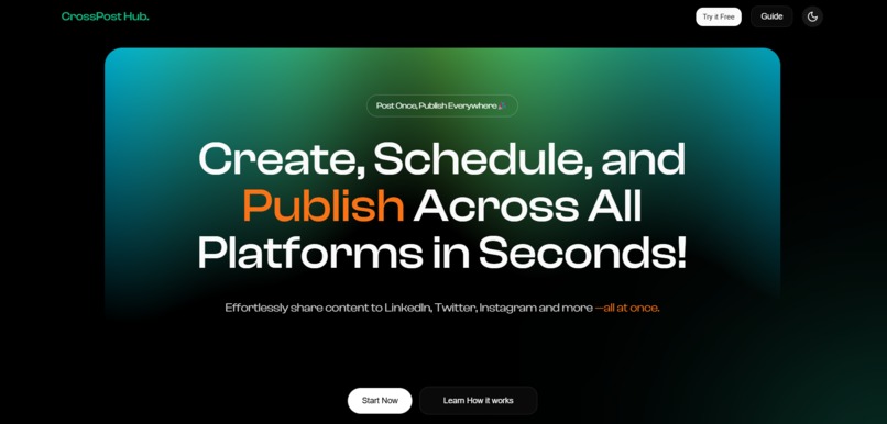 CrossPostHub – screenshot 2