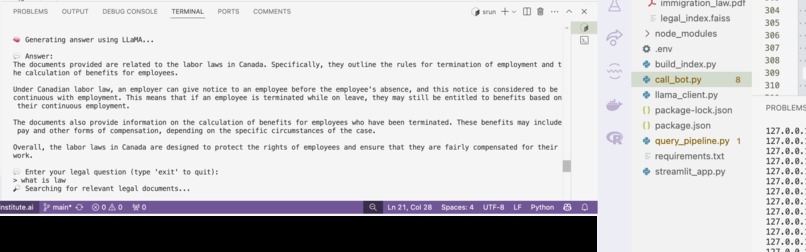 FairVio: Legal Assistance System for Migrant Workers – screenshot 1