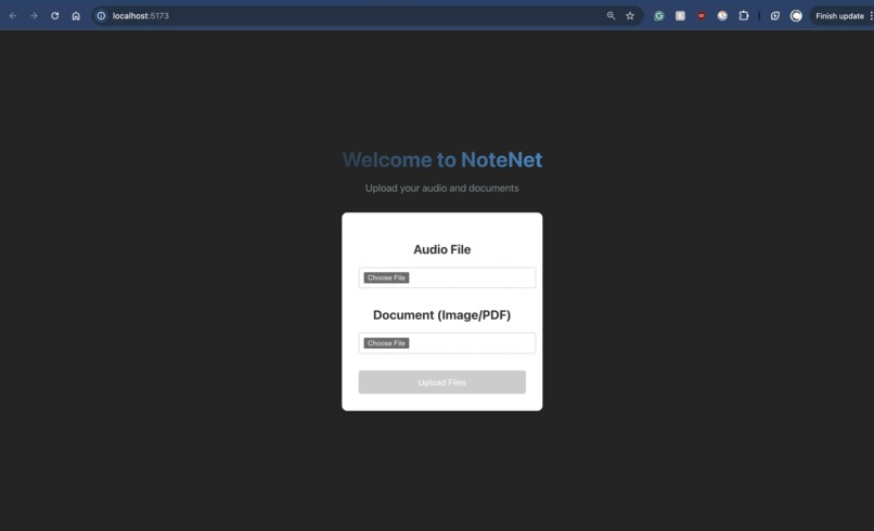 NoteNet – screenshot 1