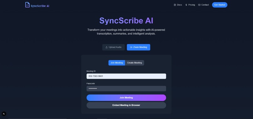 Syncscribe AI – screenshot 2