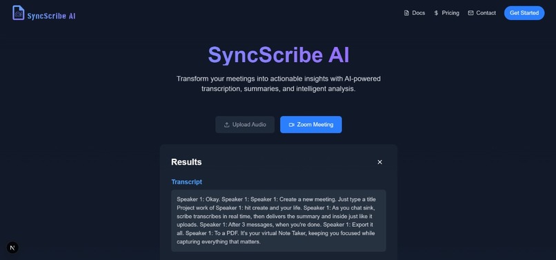 Syncscribe AI – screenshot 3