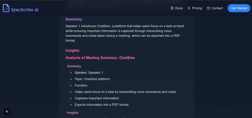 Syncscribe AI – screenshot 4