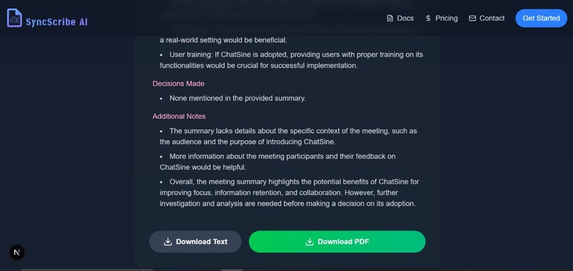 Syncscribe AI – screenshot 5