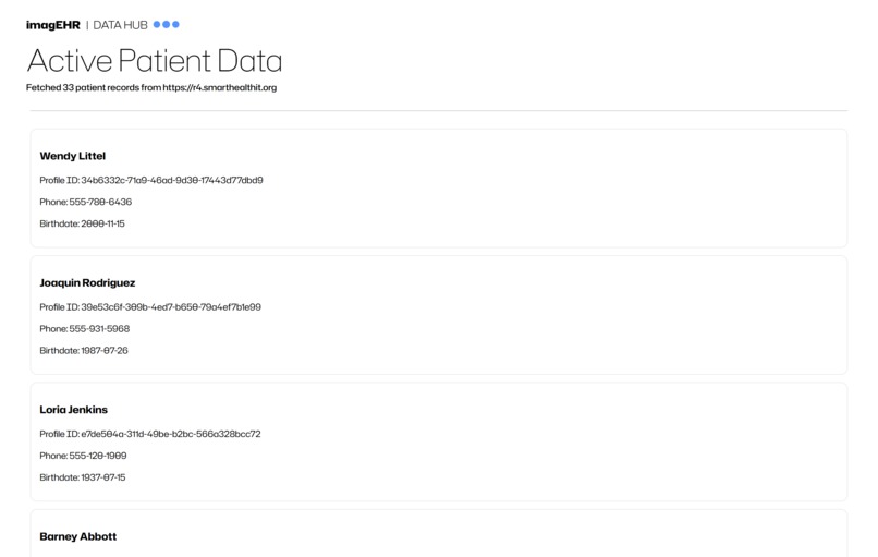 imagEHR – screenshot 7