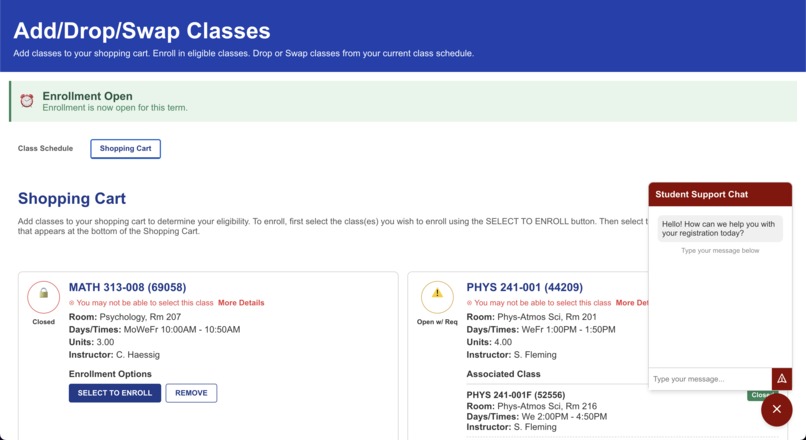 Uaccess Chat Bot (Improve Arizona Challenge) – screenshot 1