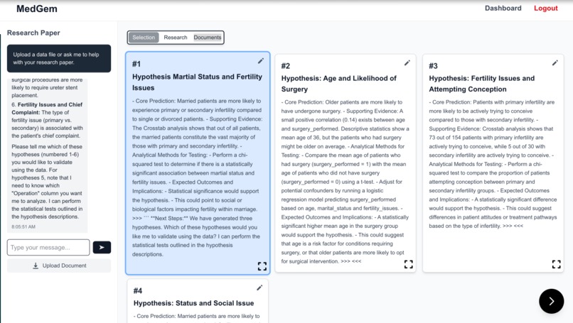 MEDGEM – screenshot 2
