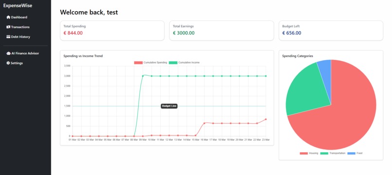 ExpenseWise – screenshot 1