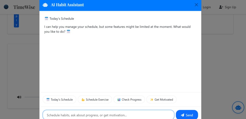 Timewise – screenshot 2