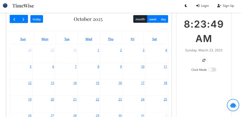 Timewise – screenshot 1