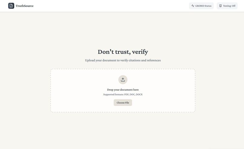 TruthSource – screenshot 1