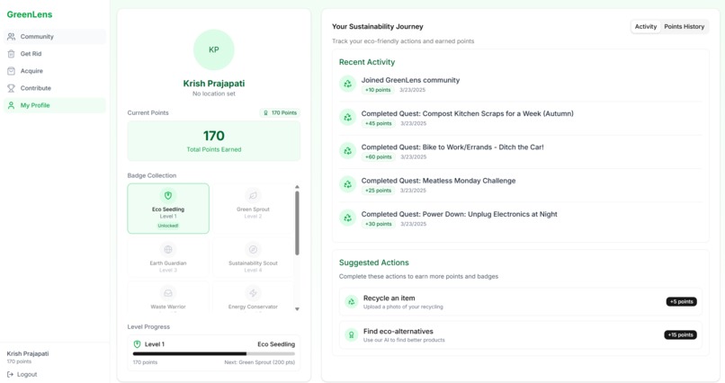 GreenLens – screenshot 1