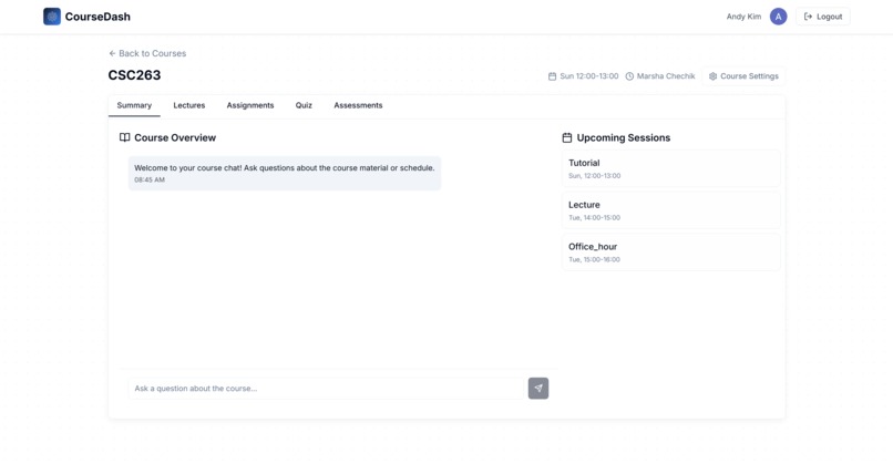 CourseDash – screenshot 4