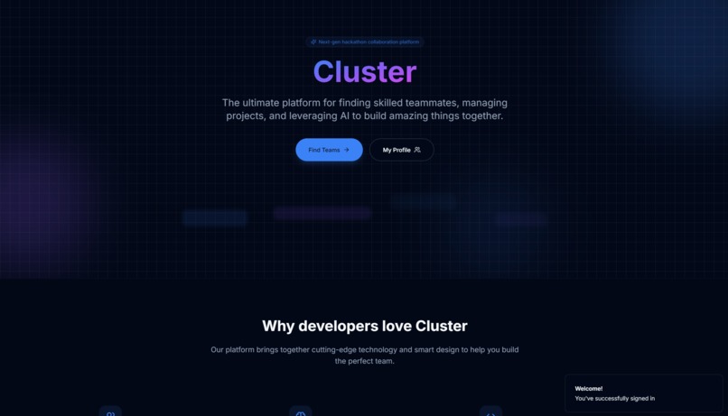 Cluster – screenshot 2