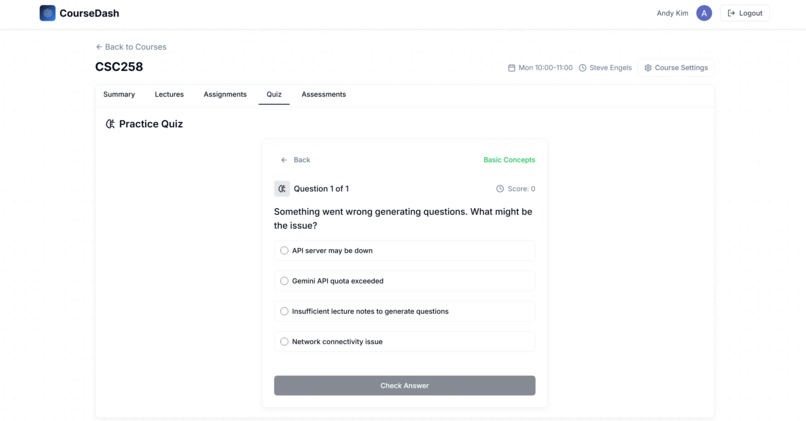 CourseDash – screenshot 6