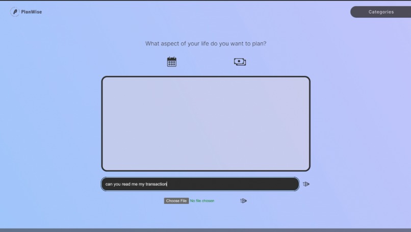 PlanWise – screenshot 2