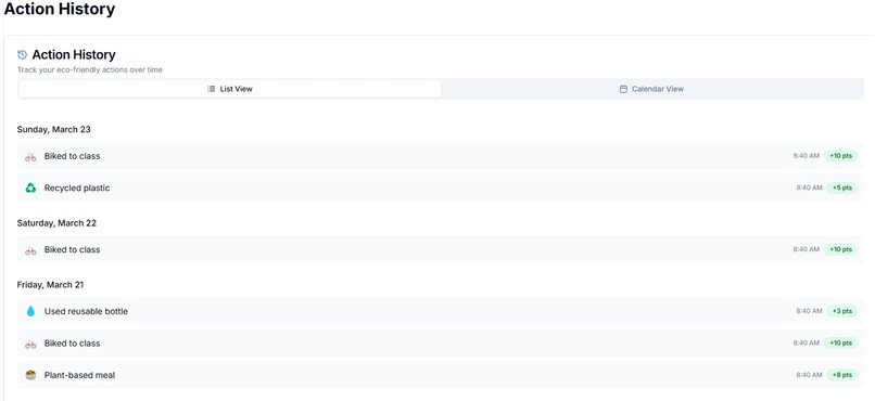 EcoHabit – screenshot 4