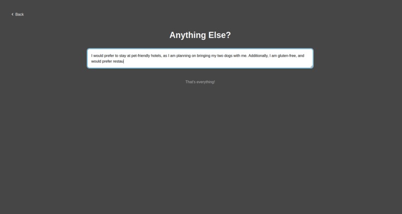 TRVL – screenshot 2