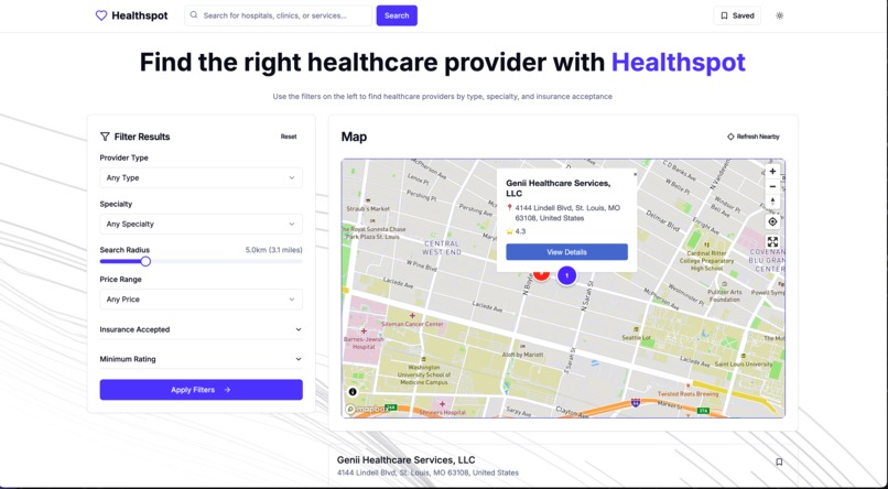 Healthspot – screenshot 2