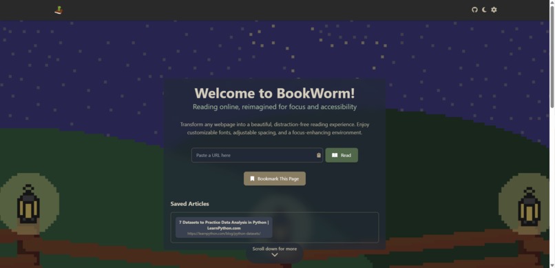 BookWorm – screenshot 2