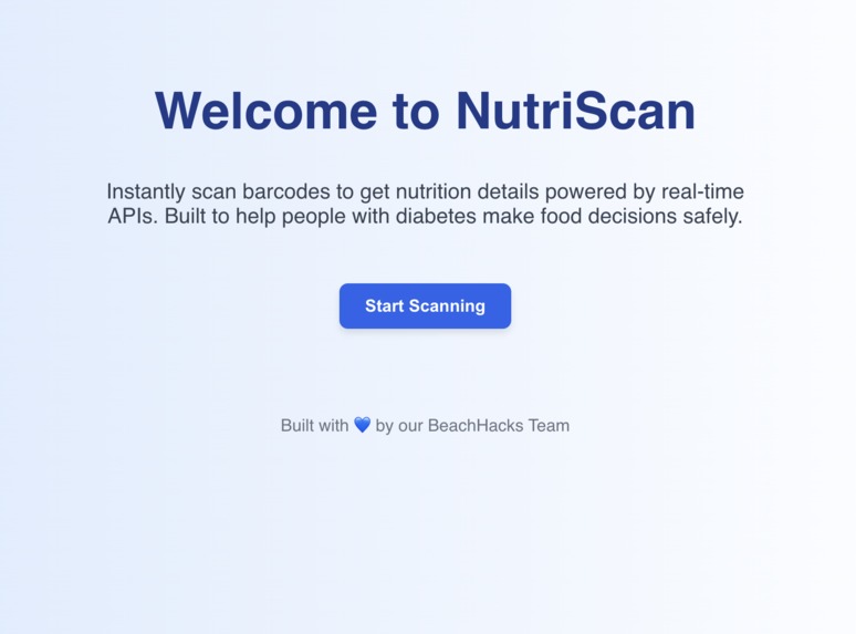 NutriScan – screenshot 1
