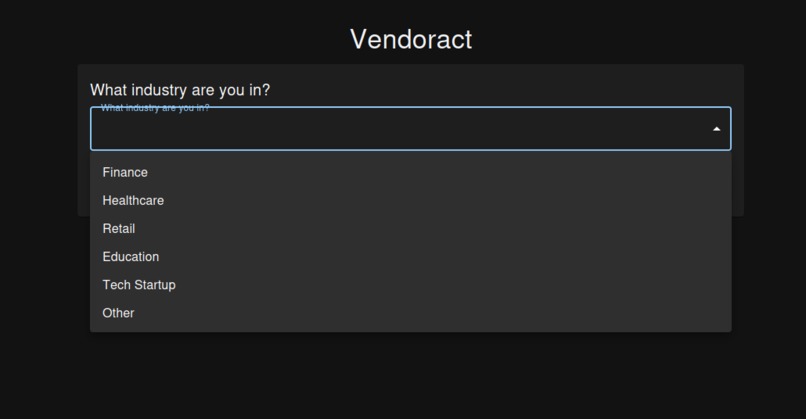 Vendoract – screenshot 3