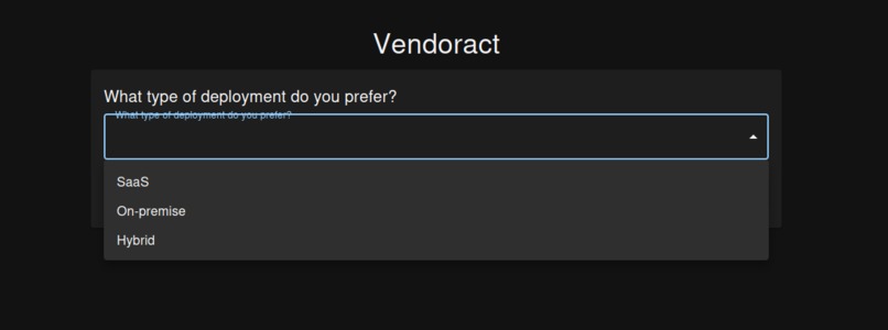 Vendoract – screenshot 5