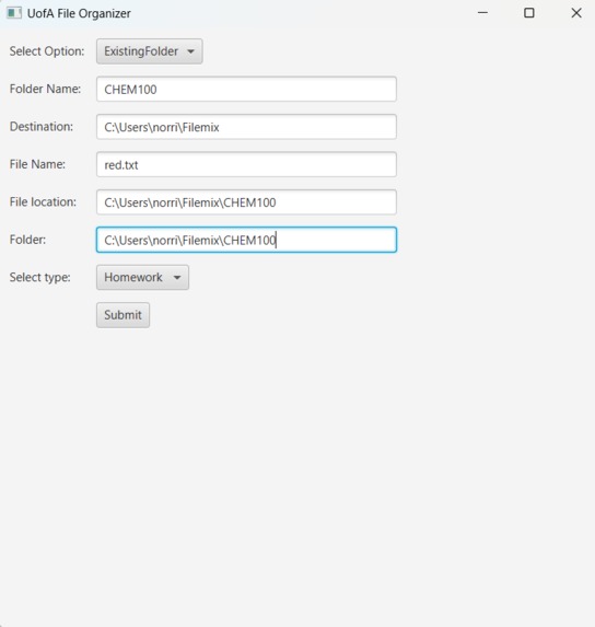 School File Organizer – screenshot 1
