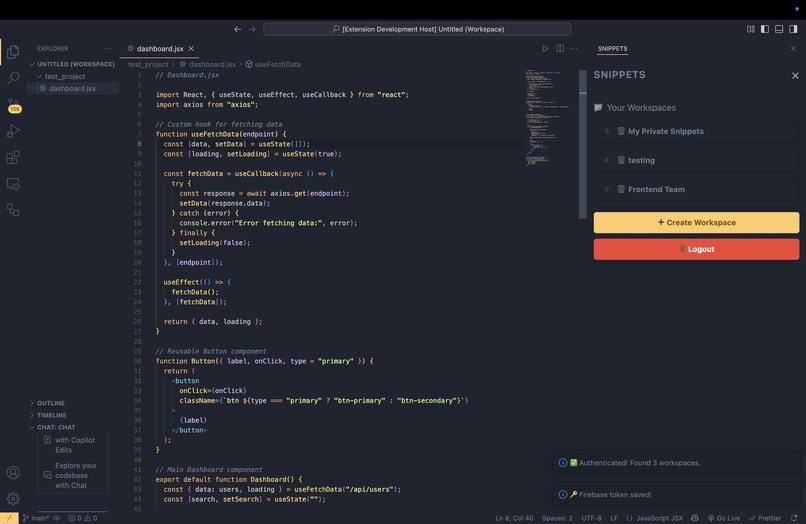 SnippetShare – screenshot 3