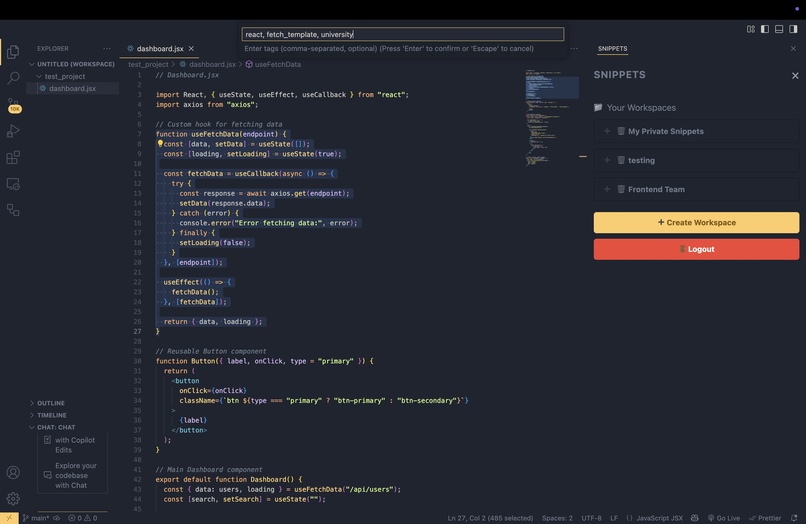 SnippetShare – screenshot 4