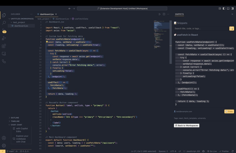 SnippetShare – screenshot 5