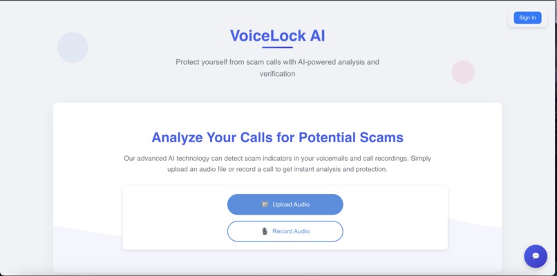 VoiceLock – screenshot 1