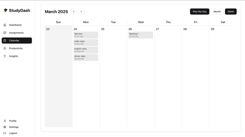 StudyDash – screenshot 7