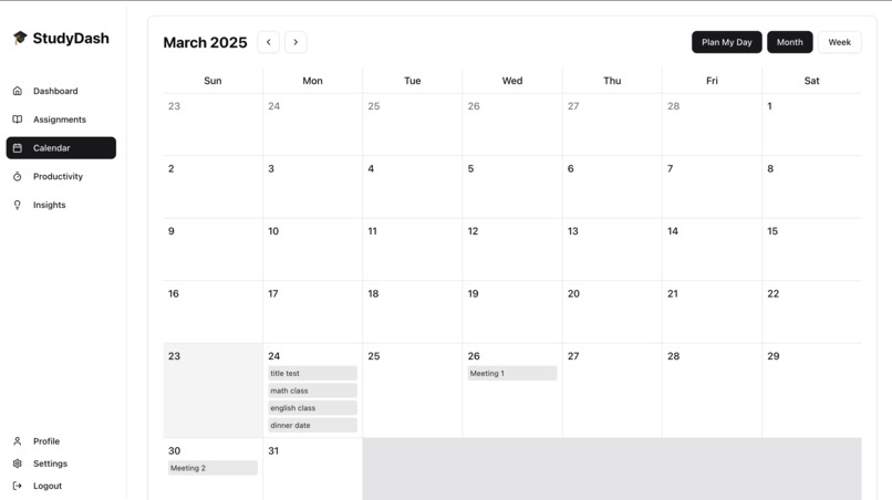 StudyDash – screenshot 6