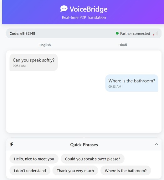 VoiceBridge – screenshot 3