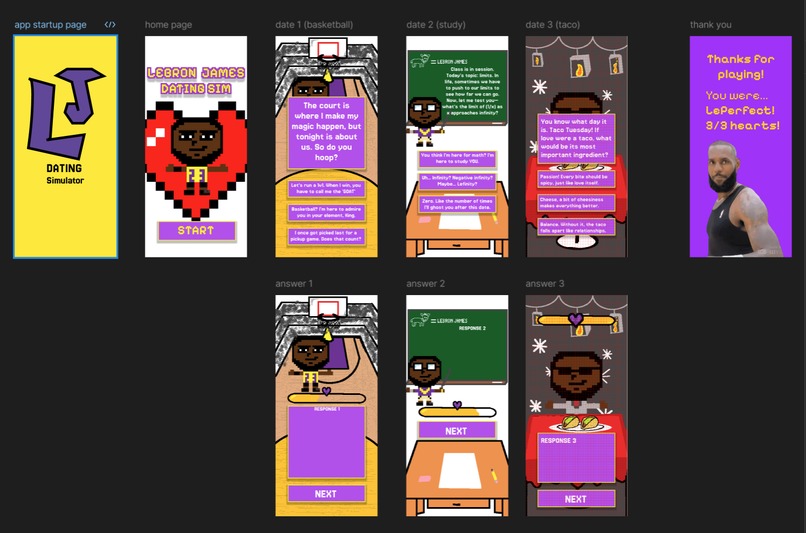 LebronJamesDatingSim – screenshot 1