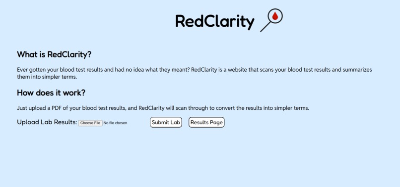 RedClarity – screenshot 1