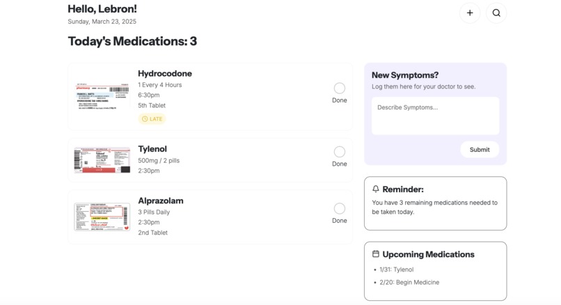 MedTrack – screenshot 2