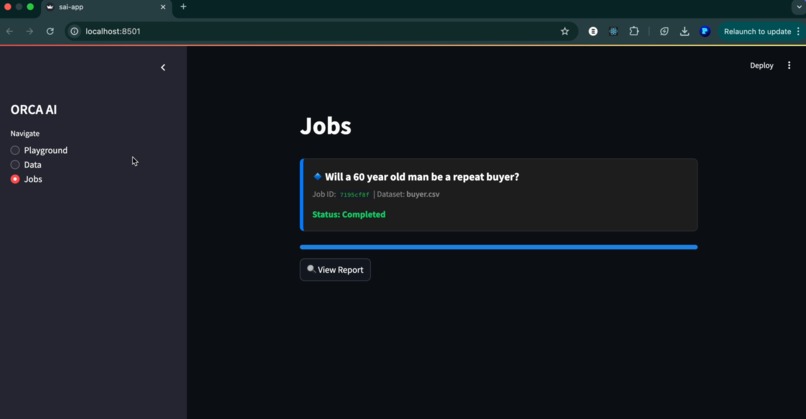 OrcaAI – screenshot 2