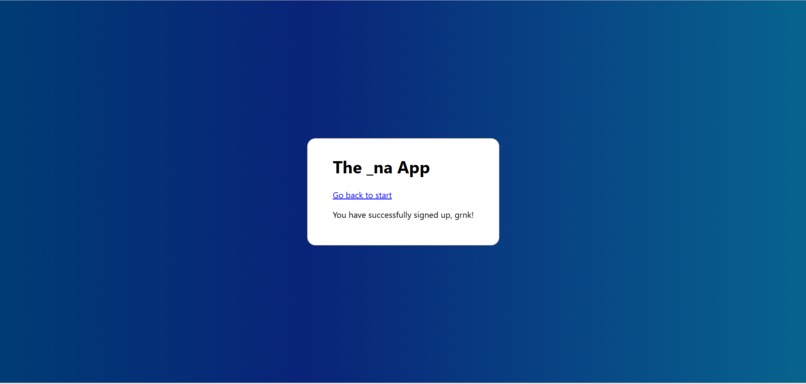 Higher-Security Signup Flow – screenshot 2