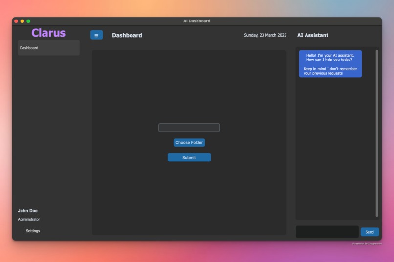 Clarus – screenshot 1