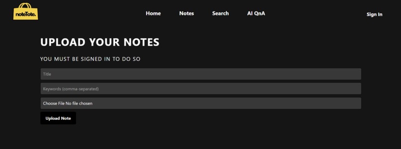 noteTote – screenshot 2